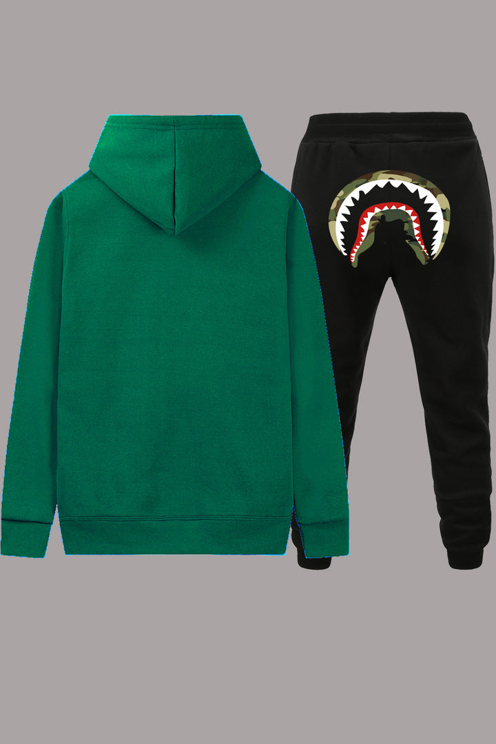 Women's hoodie and jogger pants set with creative Lune London pattern