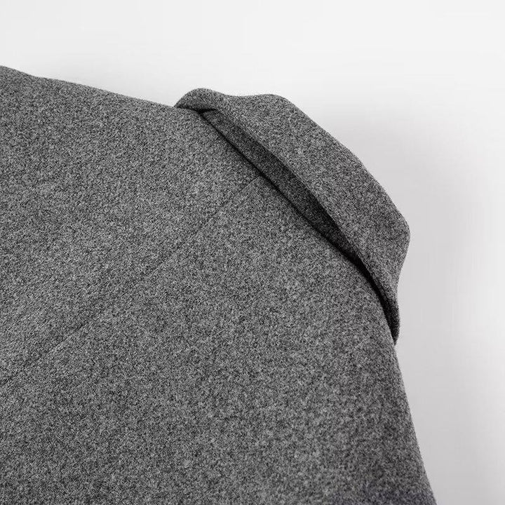 Elegant wool coat for women with long sleeves, double-breasted and high pockets Lune London
