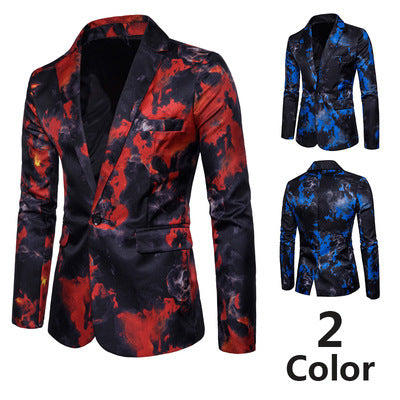 Elegant blazer for men with artistic color gradient Lune London