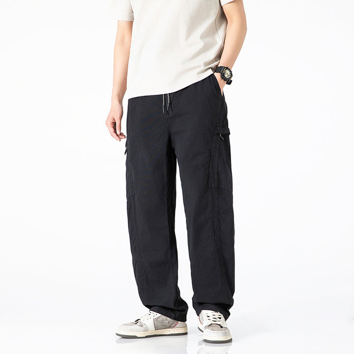 Pantalons cargo confortables pour hommes avec poches latérales et poches arrière pratiques Lune London