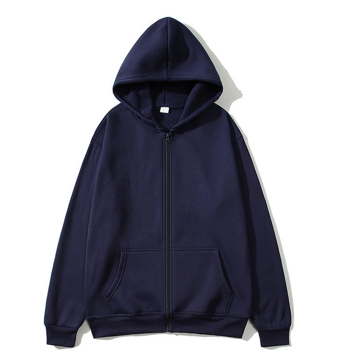 Ladies Fleece Hoodie with full zip and handy pockets Lune London