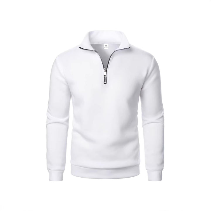 Men's sweatshirt with zipper and modern stand-up collar Chic & Stil