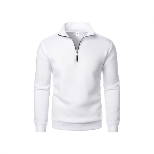 Men's sweatshirt with zipper and modern stand-up collar Chic & Stil