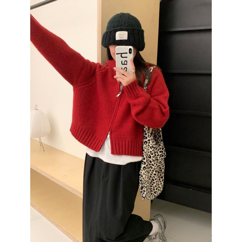 Gilet à capuche confortable pour femmes avec fermeture éclair et grandes poches Chic & Stil