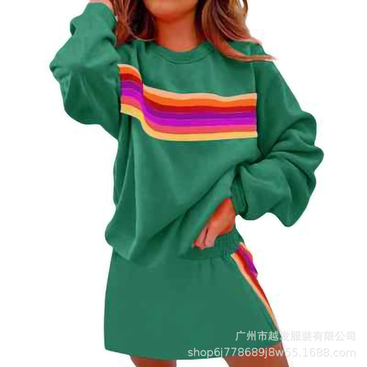 Lune London Women's Sport Sweatshirt and Skirt Set