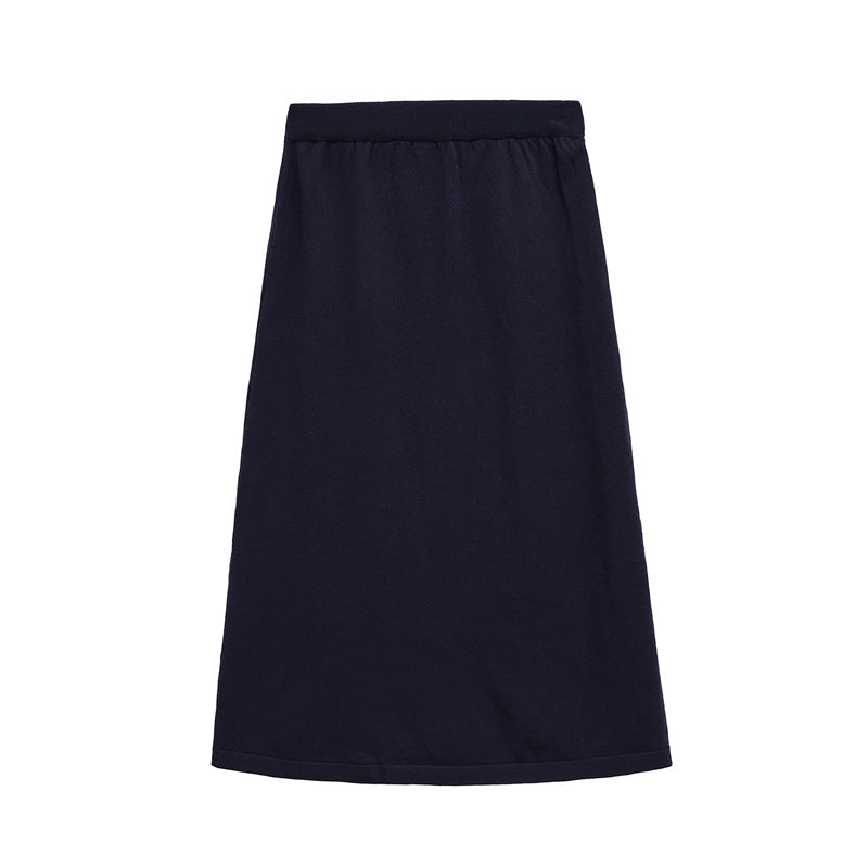 Comfortable jersey skirt for women with elastic waistband Lune London
