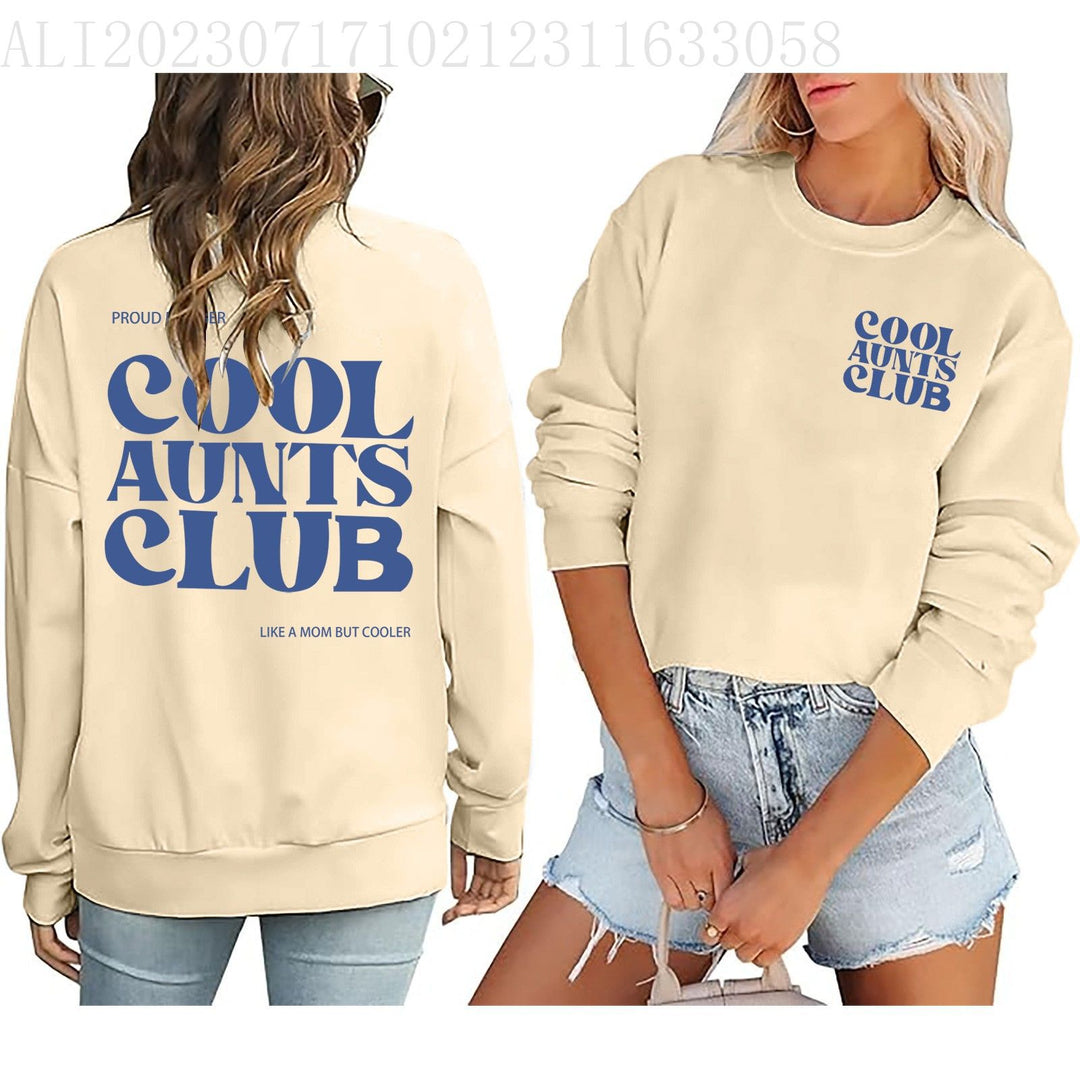 Sweatshirt pour femme avec motif de club cool Chic & Stil