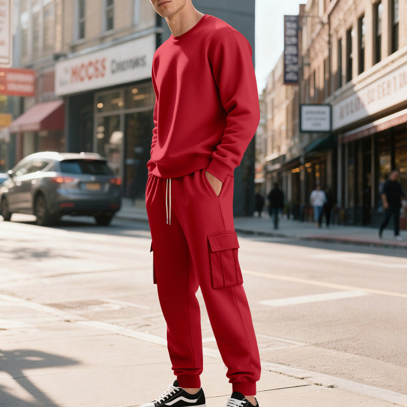 Men's casual sweatshirt and cargo jogger combination Lune London