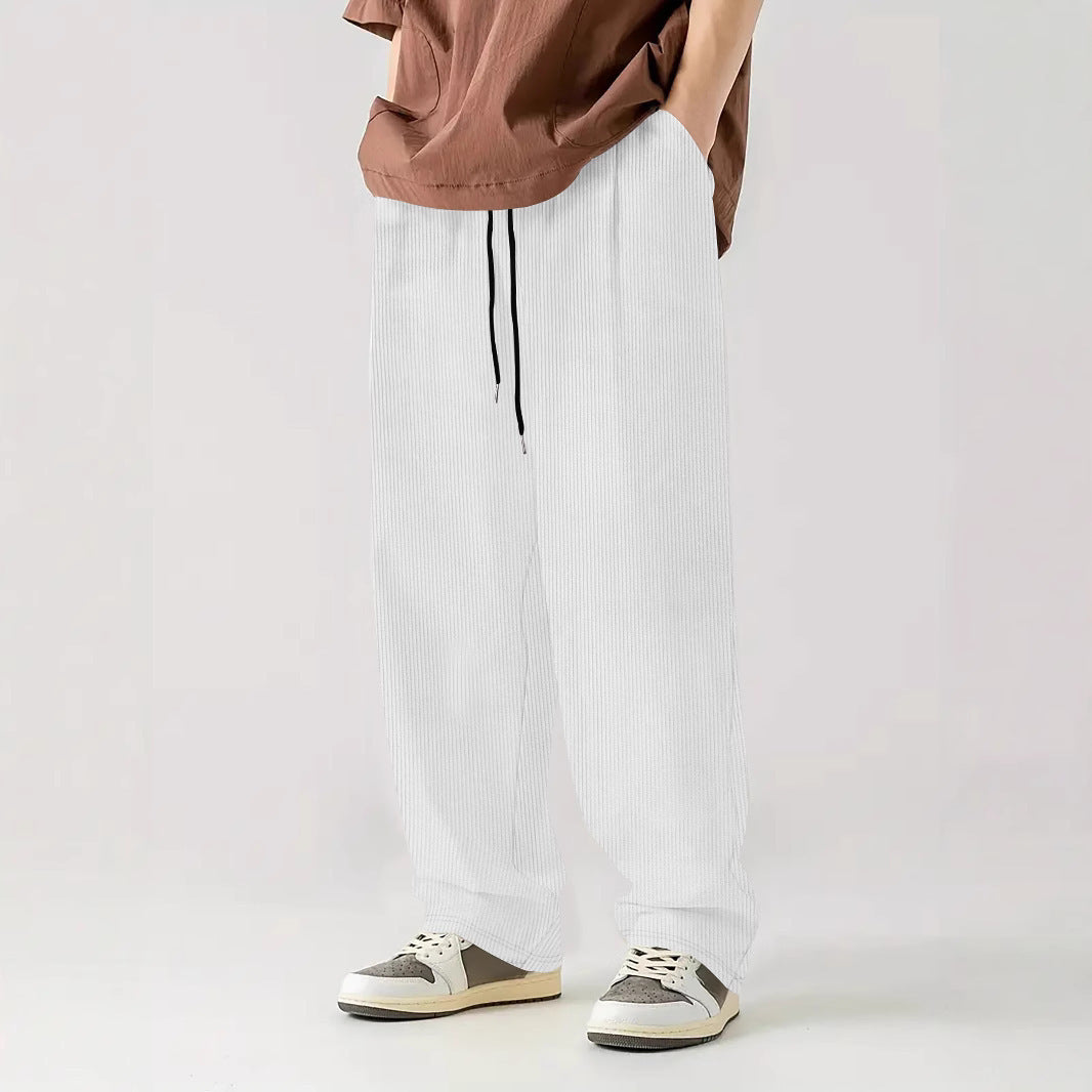 Men Comfortable Ribbed Pants Lune London