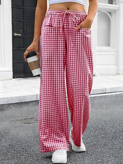 Pantalon carotte léger pour femmes avec cordon de serrage Chic & Stil