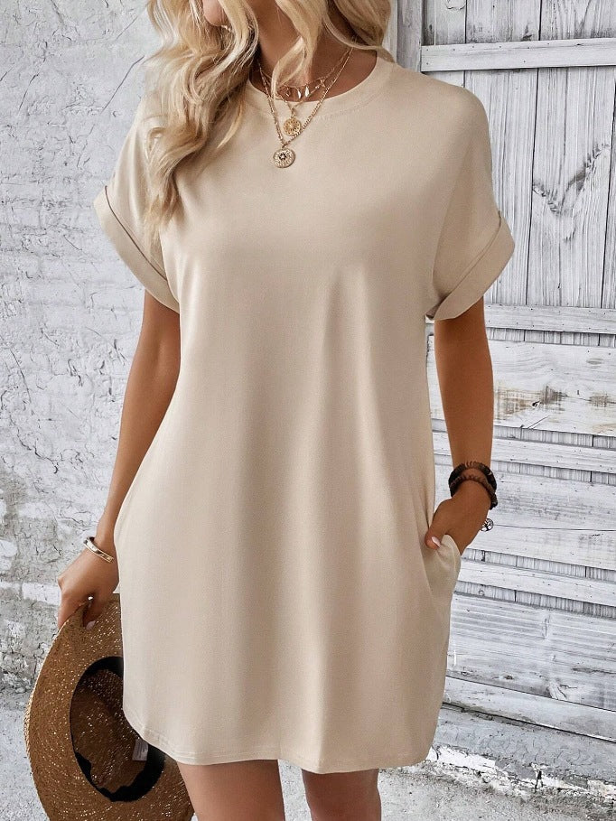 Short sleeve summer dress for women with pockets Lune London