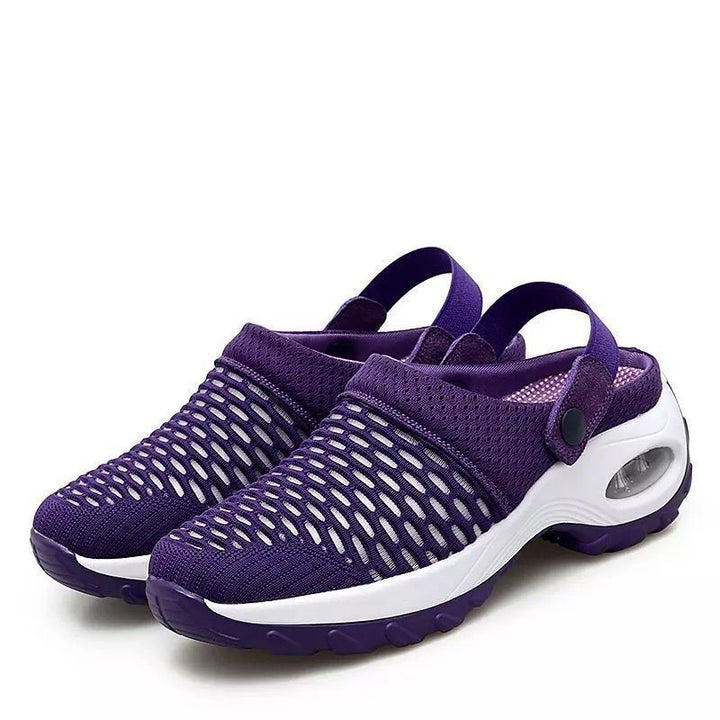Women Breathable Mesh Clogs Lune London