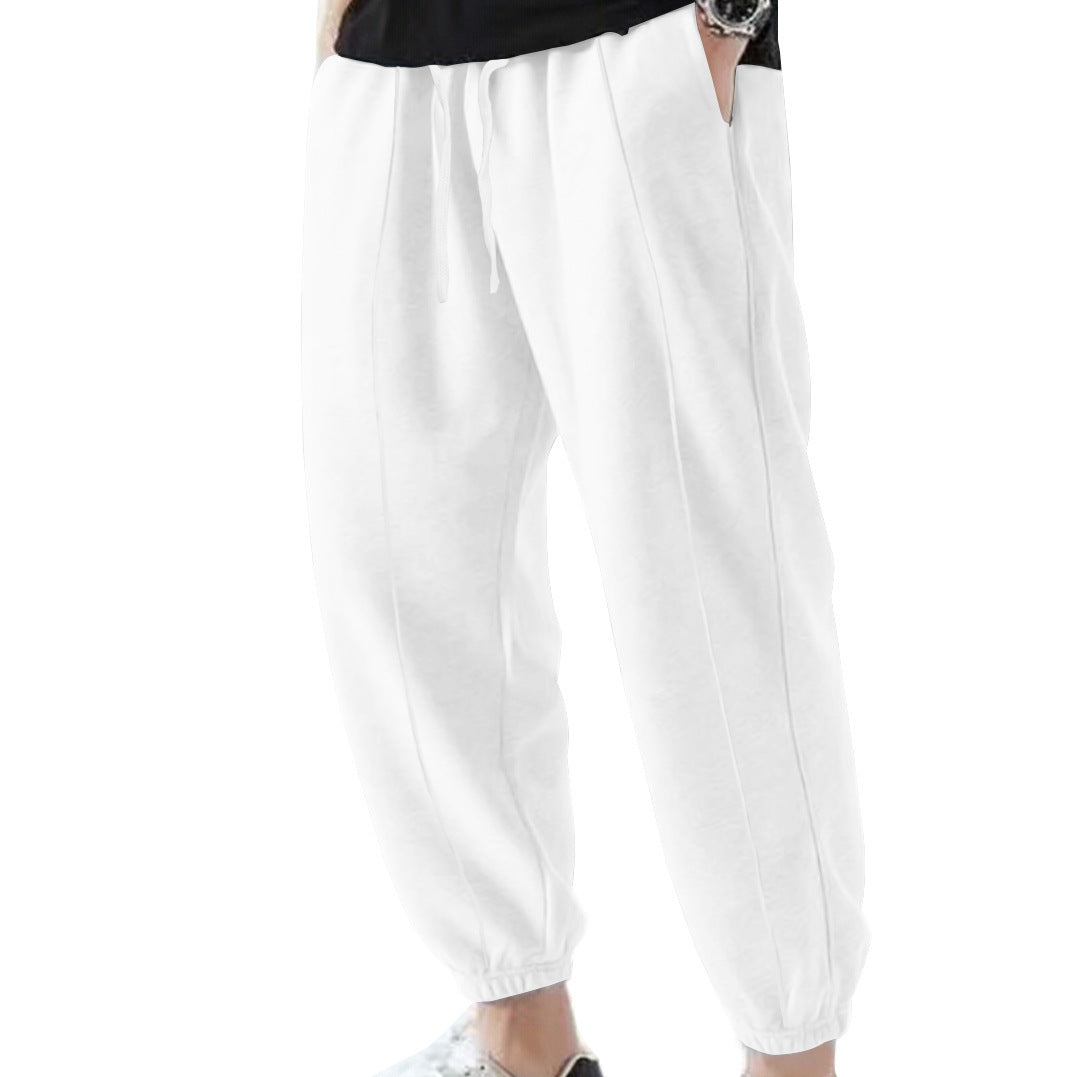 Men's jogger pants in breathable material with adjustable waist Lune London