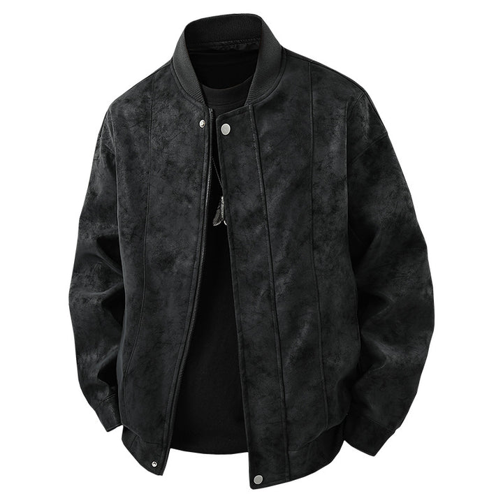Casual bomber jacket for men in high-quality faux leather Lune London