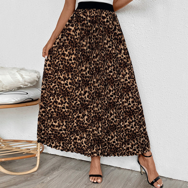 Lune London leopard print maxi skirt for women