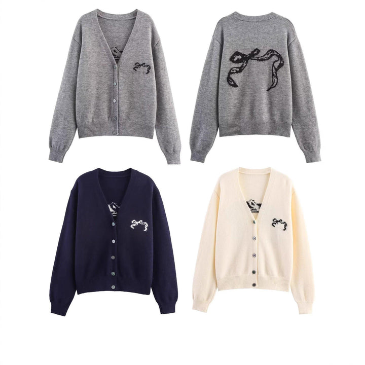 Knit jacket for women with decorative button details and high-quality material Lune London
