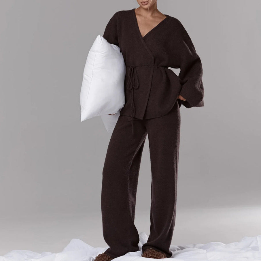 Ensemble de détente pour femmes avec haut kimono décontracté et pantalon confortable Chic & Stil