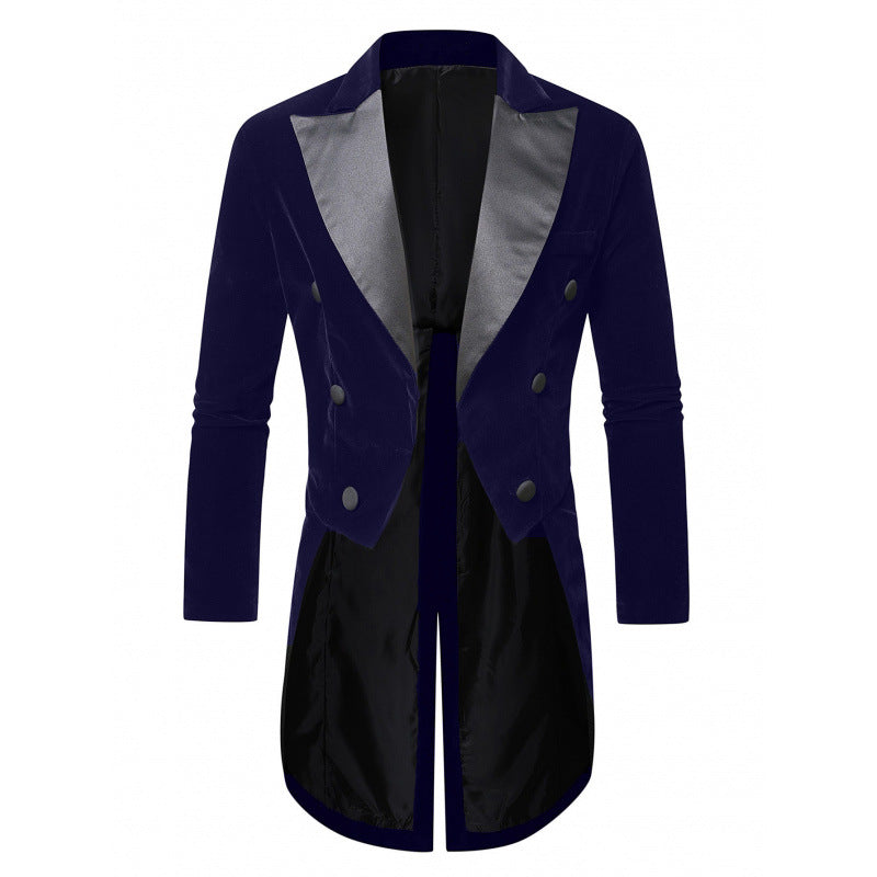 Men's Elegant Velvet Jacket with Extravagant Accents Lune London
