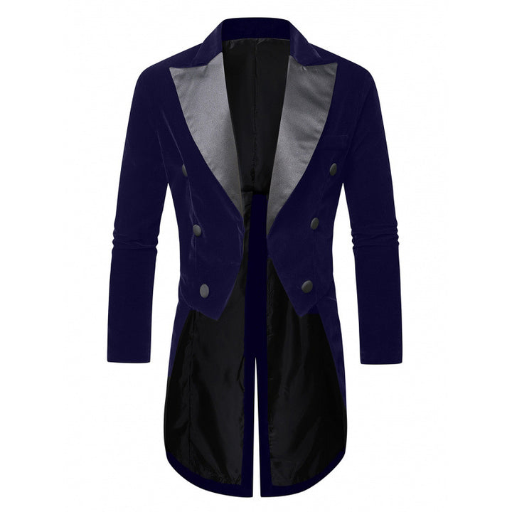 Men's Elegant Velvet Jacket with Extravagant Accents Lune London