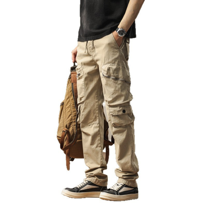 Pantalon cargo robuste pour hommes avec poches polyvalentes et ceinture ajustable Lune London