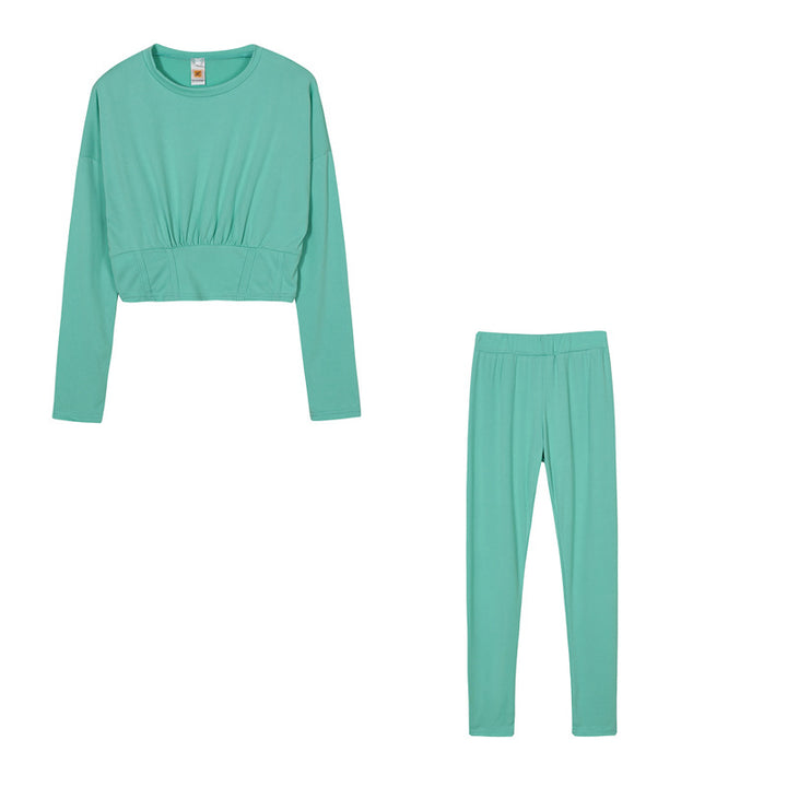Women’s sports set with long sleeve top and leggings Lune London