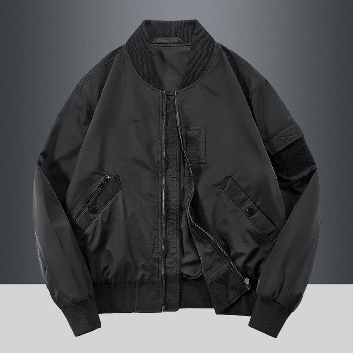 Casual bomber jacket for men with practical zip pockets Lune London