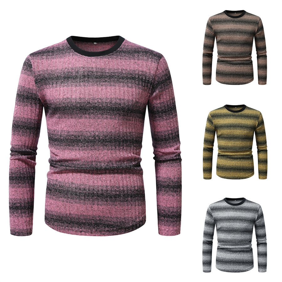 Men's long-sleeve shirt with modern structured pattern Lune London