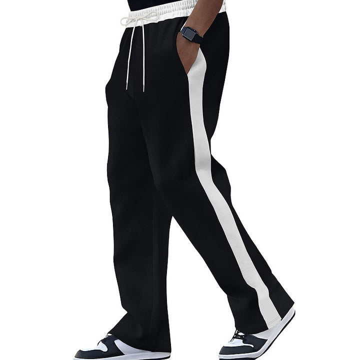 Men's sports pants with contrasting stripes Lune London