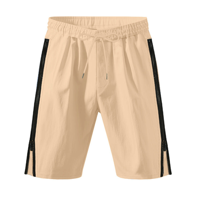 Shorts cargo sportives pour hommes avec taille ajustable et poches zippées pratiques Lune London