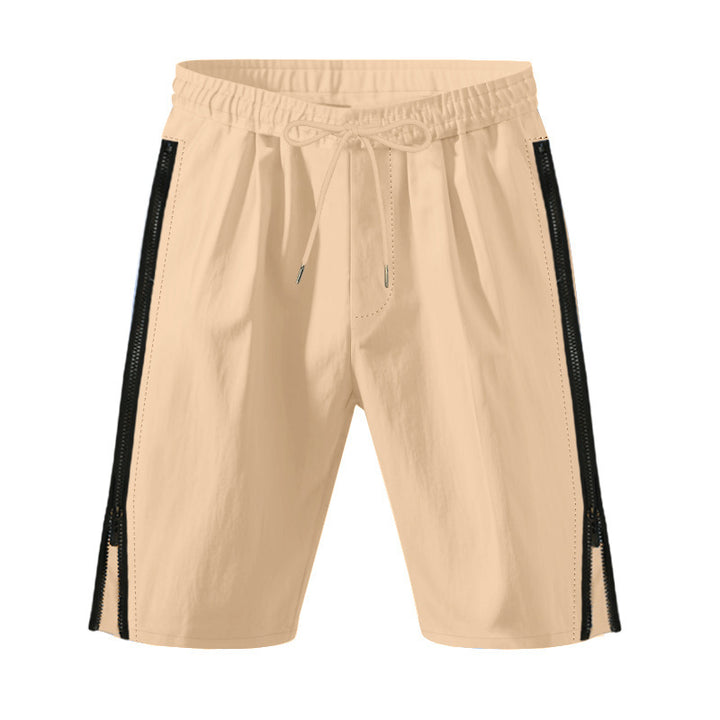 Shorts cargo sportives pour hommes avec taille ajustable et poches zippées pratiques Lune London