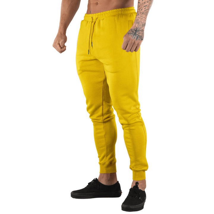 Men's training pants with elastic waistband and handy zipper Lune London