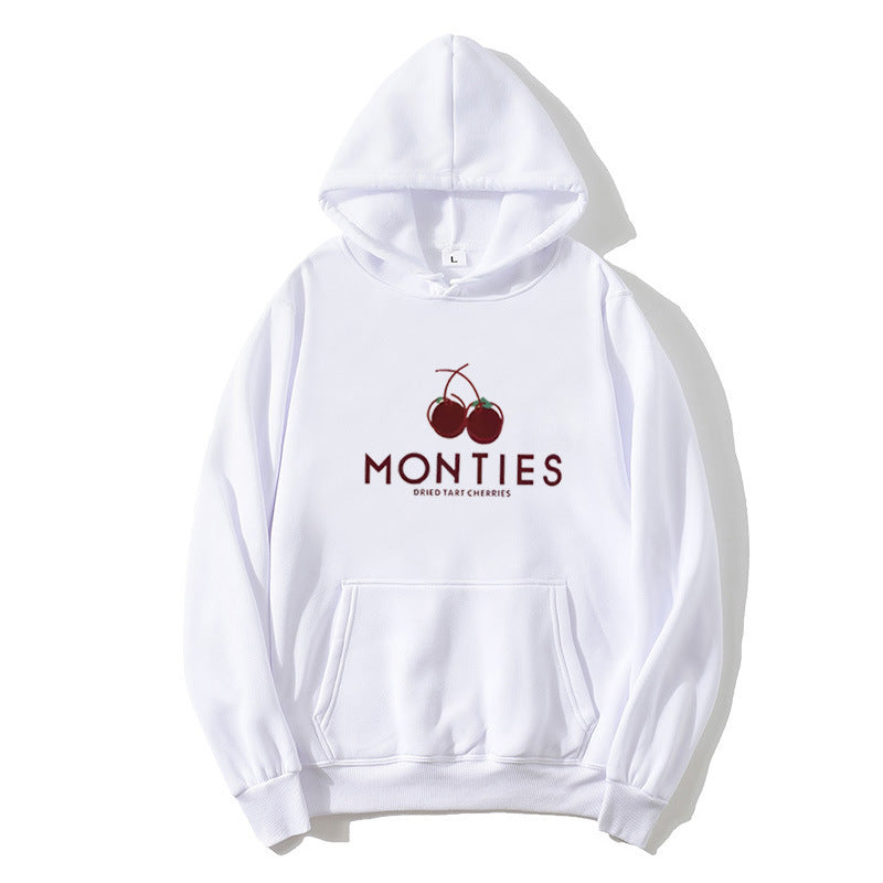 Women's hoodie with fruity logo print Chic & Stil