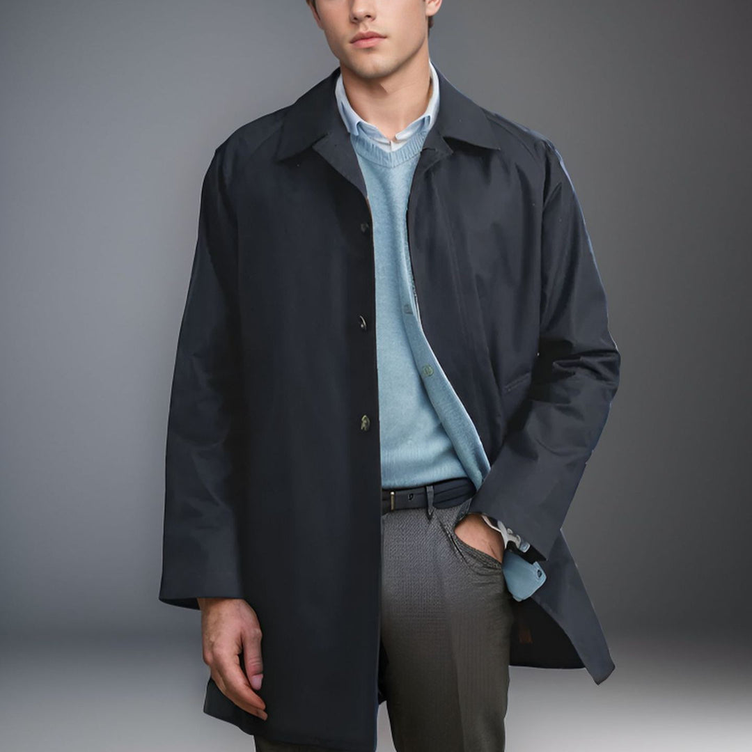 Waterproof transitional jacket for men with practical pockets Lune London