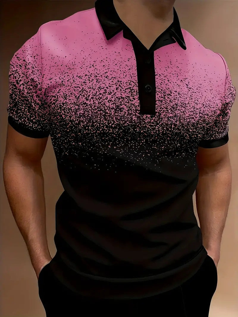 Men-Gradient-Print-Performance-Polo-shirt Lune London