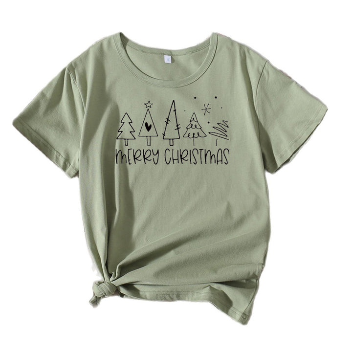 Women’s comfortable chic holiday graphic T-shirt