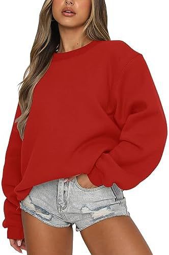 Ladies Oversized Sweatshirt with Wide Sleeves Lune London