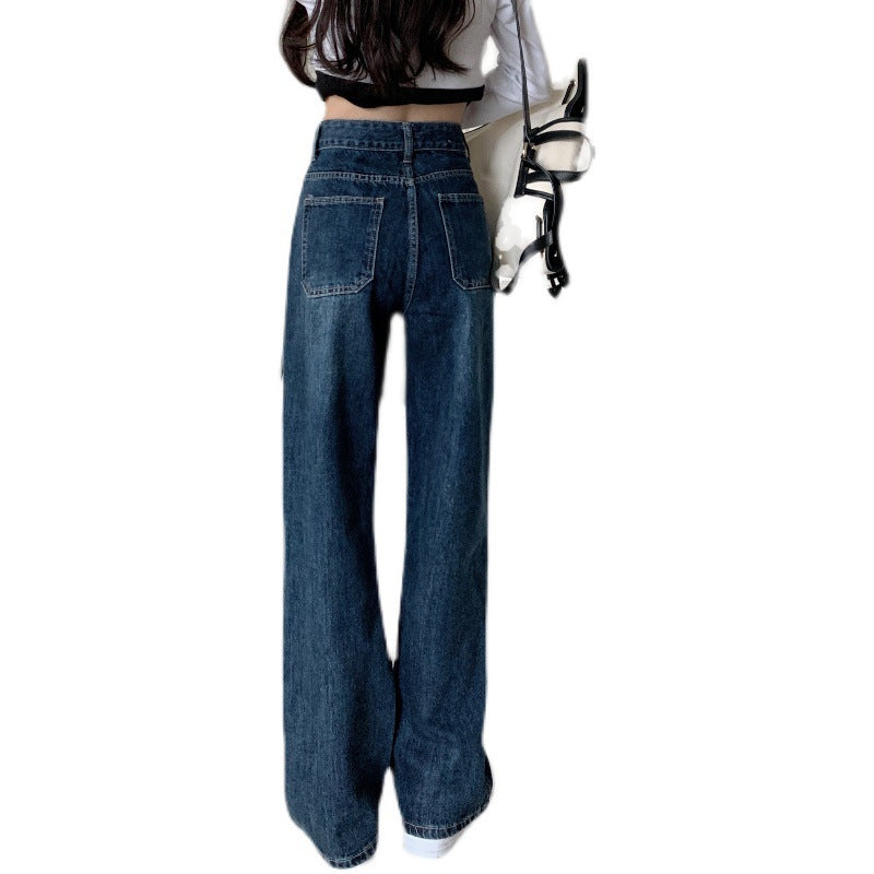 Jeans taille haute décontractés pour femmes Chic & Stil