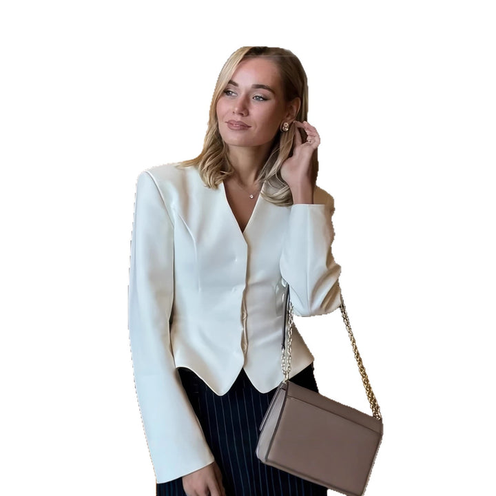 Stylish blazer jacket for ladies with a fitted cut and chic elegant details