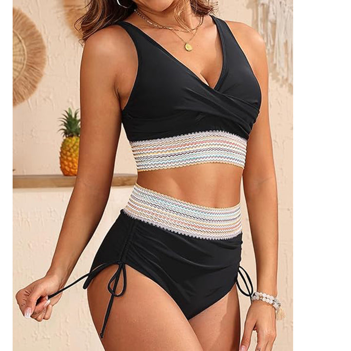 Ladies' bikini set with adjustable belt and elegant top Lune London
