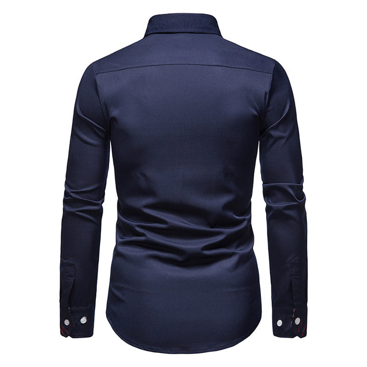 Elegant long-sleeve shirt for men with a eye-catching paisley pattern Lune London