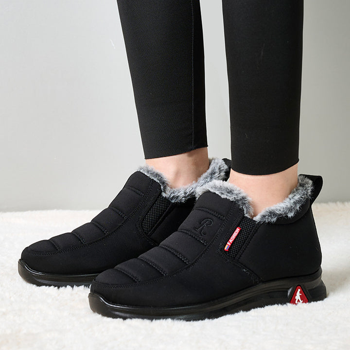 Femmes Bottes d'hiver chaudes et doublées Lune London