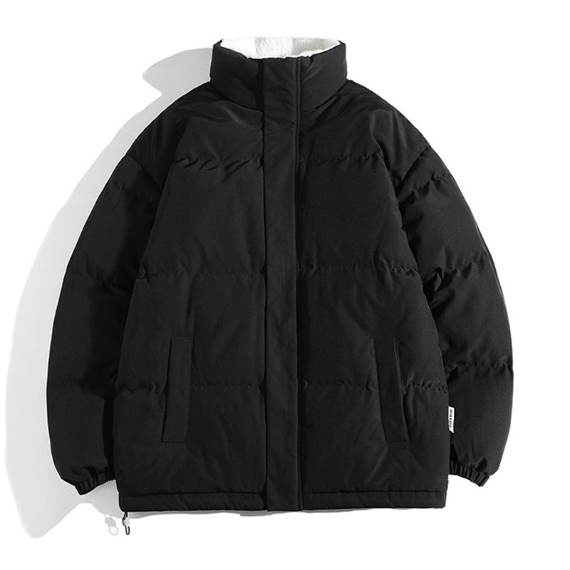 Ladies warming down coat with high collar and side pockets Lune London