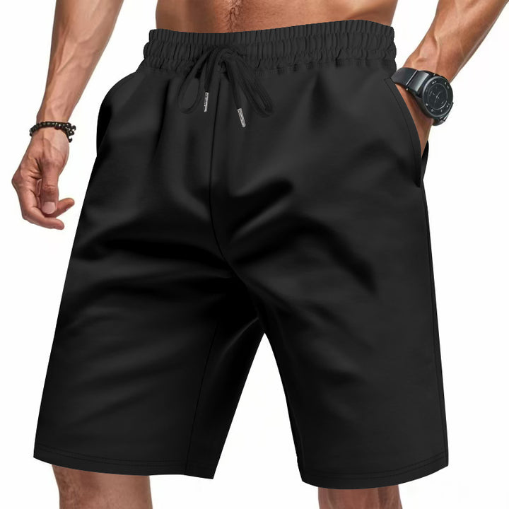 Breathable gym pants for men with elastic waistband and side pockets Lune London