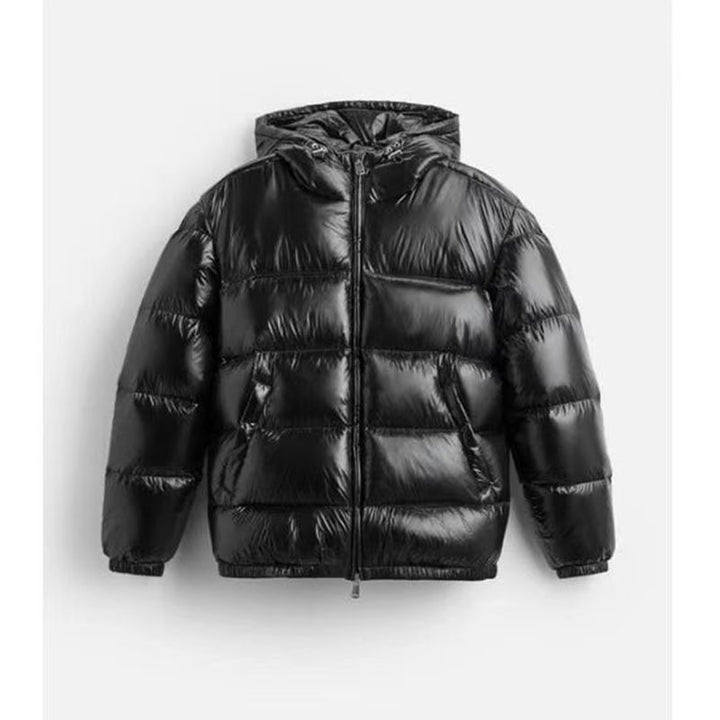 Ladies puffer jacket with high collar Lune London