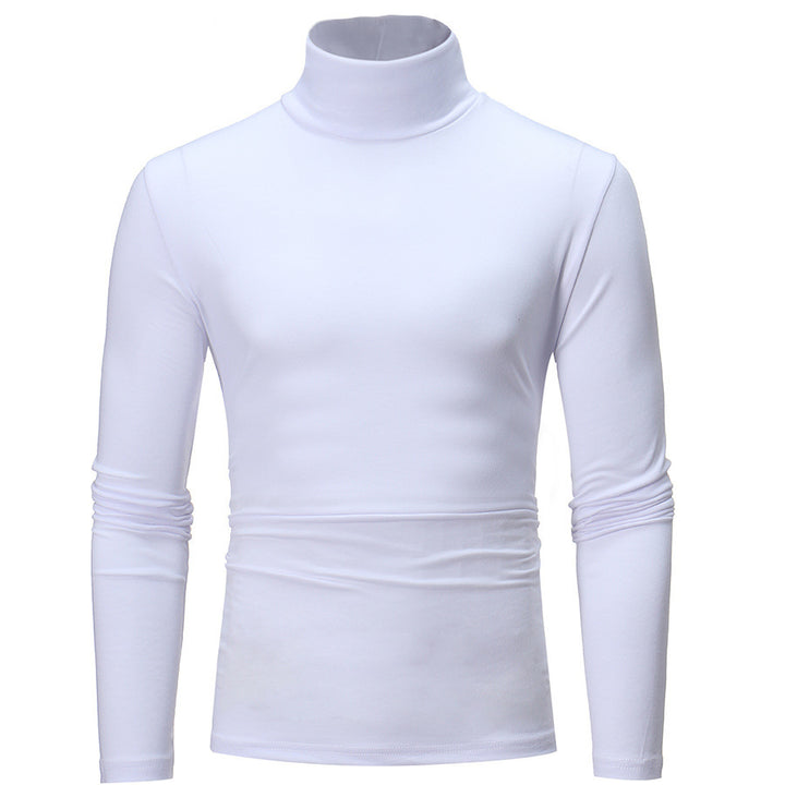 Elegant turtleneck sweater for men in comfortable stretch material Lune London