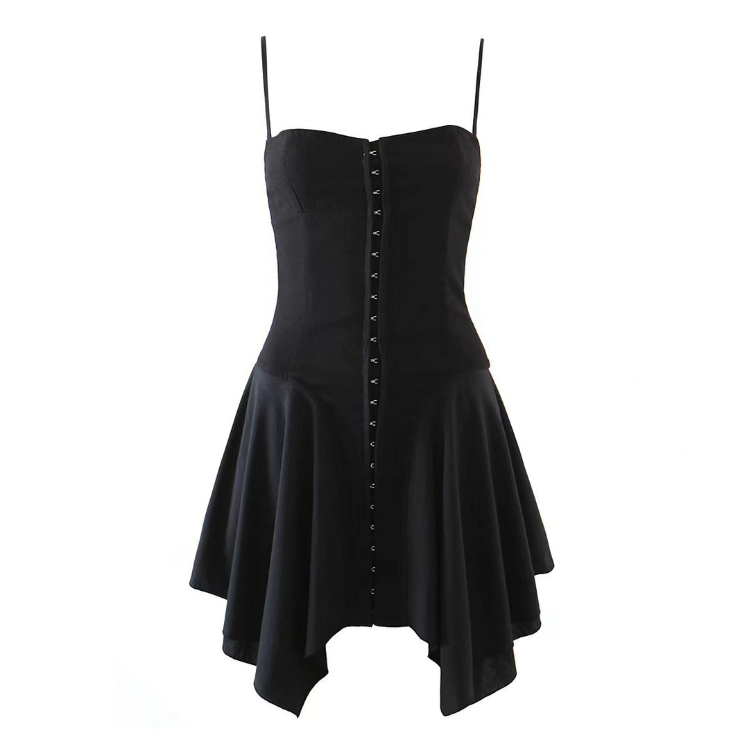 Ladies Stylish Folk Dress with Integrated Zipper Design Lune London