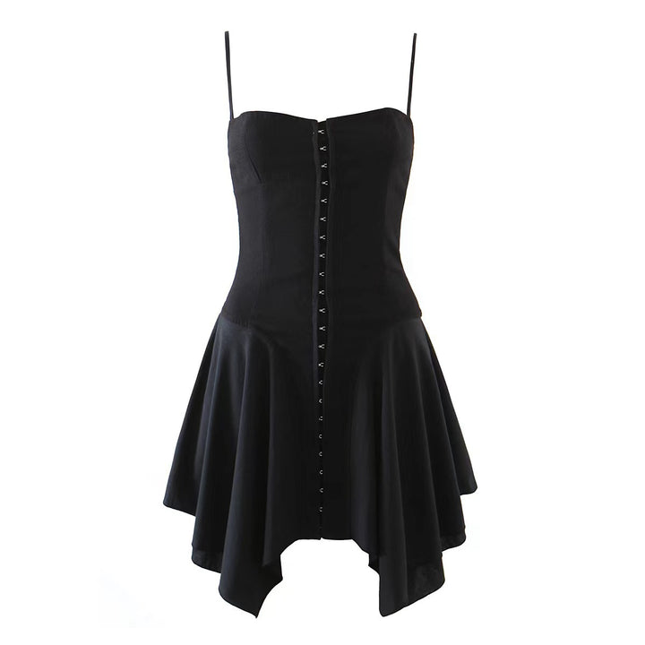 Ladies Stylish Folk Dress with Integrated Zipper Design Lune London