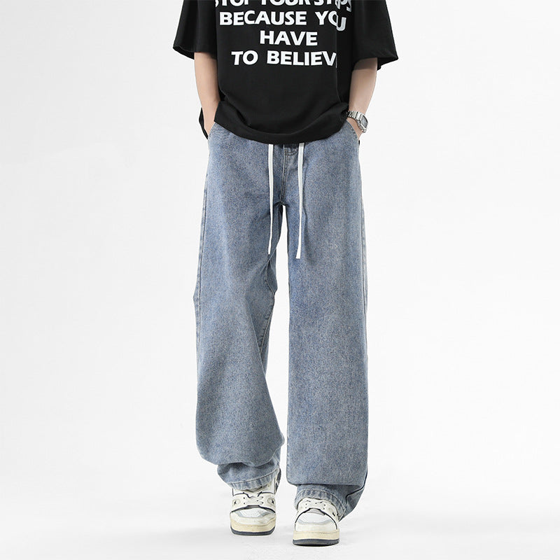 Casual loose pants for men with elastic waistband and pockets Lune London