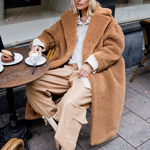Chic and Stylish Women's Trendy Teddy Coat