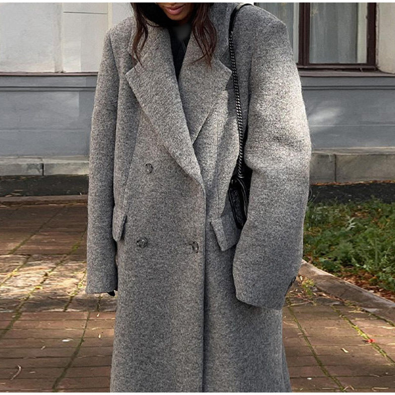 Oversized wool coat for women Lune London